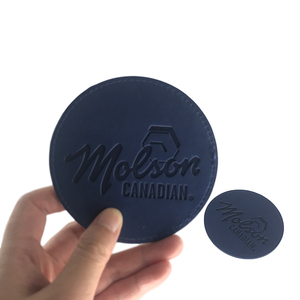 Modern Fashion PU Leather Cup Mat Coaster Set Eco-Friendly Customized Table Gifts Classic Factory Direct Supply for Promotions