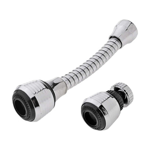 Grifo de Cocina de Acero Inoxidable con Monomando y Ajuste de 360 Grados, Tubo de Extensión con Rociador Extraíble, Boquilla Ahorradora de Agua con Filtro - Product Image 1