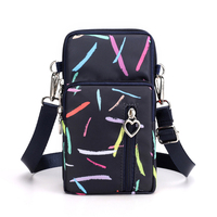 Sacoche Universelle à Bandoulière pour Téléphone Portable, Pochette Suspendue avec Trou pour Écouteur, Portefeuille, Sacoche avec Bras, Grande Taille