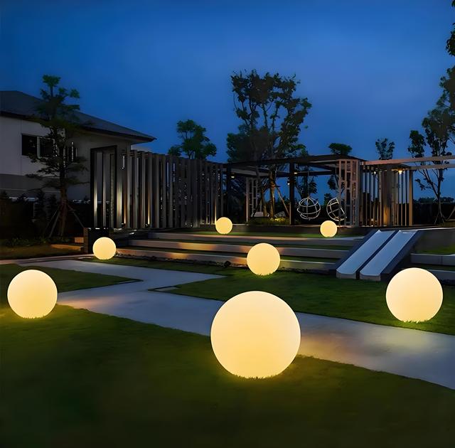 IP65 RGB LED Ball Decorative Light 15cm to 100cm Waterproof Floating Multicolor Night Light for Garden Outdoor for Christmas