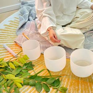 Cuencos de Cristal de Colores Transparentes de Alta Pureza 99.99% Personalizados, 432hz - Product Image 3