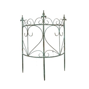 Clôture <span class=keywords><strong>en</strong></span> fer forgé de style europé<span class=keywords><strong>en</strong></span> moderne, revêtement poudré, garde-corps de jardin, support d'escalade pour cour extérieure, écologique 3D - Product Image 5