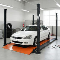 Élévateur de stationnement automobile robuste à quatre poteaux pour atelier