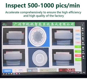 Machine d'inspection visuelle haute vitesse 360° pour la détection de défauts et le rejet automatique des bouchons de bouteilles en plastique, des pièces injectées, des pièces métalliques et non métalliques, des pièces BMG et des pièces de sol - Product Image 2