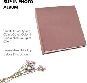 Album photo/album de scrapbooking de haute qualité avec couverture en tissu auto-adhésif pour mariage et famille - Product Image 2