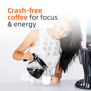 QINSHANTANG Etiqueta privada Medio Tostado Granos de café <span class=keywords><strong>colombiano</strong></span> Leones Mane Chaga Ganoderma Lucidum Hongo Café <span class=keywords><strong>molido</strong></span> - Product Image 6