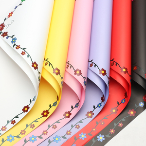 Papel de Embrulho para Flores à Prova d'Água com Estampa de Margaridas, Mais Vendido, Atacado, em Estoque, Papel PE Grosso para Buquês DIY de Floristas - Product Image 5