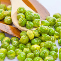 Usine chinoise Snacks de pois verts croustillants Pois secs Saveur originale Pois croustillants 75g * 30