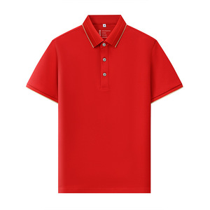 Polo homme à manches courtes noir uni en polyester, vêtements de travail, usage quotidien, uniforme, impression de logo personnalisable - Product Image 2