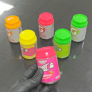 Tùy Chỉnh Nhãn 100Ml Mini Nhựa <span class=keywords><strong>Jar</strong></span> Để Lưu Trữ Kẹo Bỏng Ngô Soda Cho Salad Đường Snack <span class=keywords><strong>Cookie</strong></span> Sô Cô La Bé Thực Phẩm Với Nắp - Product Image 2