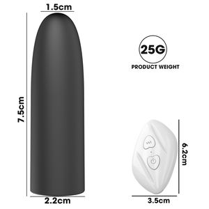 Секс-игрушки 10 скоростей Usb перезаряжаемый дешевый беспроводной микро-мини металлический Вибратор-вибратор секс-игрушка - Product Image 3