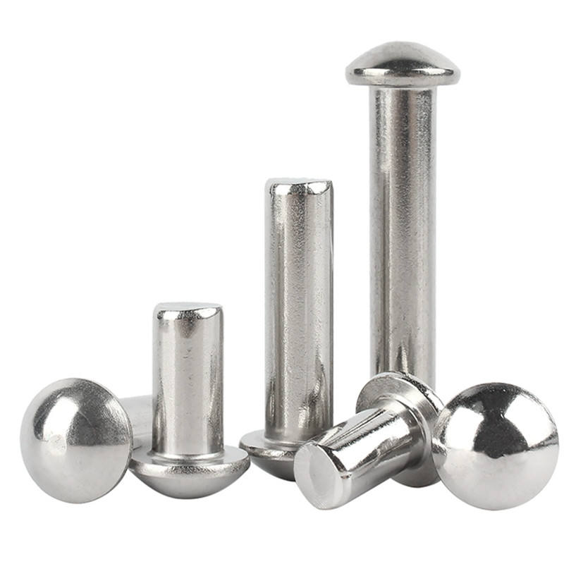 304 Stainless Steel Solid Rivets Various Sizes Round Head M0.8 M1 M1.2 M1.4 M1.6 M1.8 M2 M2.5