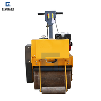 Mini-rouleau compresseur routier de 500 kg avec moteur à essence de 13 CV, directement de l'usine pour la construction