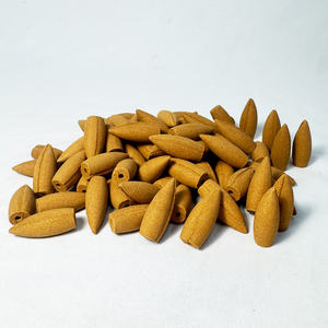 Doğal Çin Yıldız Anason Tohumu Sandal Ağacı Şelale Tütsü Konileri (Açık Paket) 15 Dakika Süren Dökümlü Duman Aromatik Çevre Dostu - Product Image 1