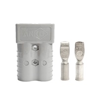 Conector de Batería de Baja Resistencia de 350 A, Contacto de Cobre Plateado para un Cable de Alimentación y Cable de Carga Estables