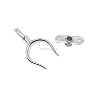 Nouveau : Quincaillerie marine en acier inoxydable 316 poli miroir pour bateaux et yachts – Vente en gros