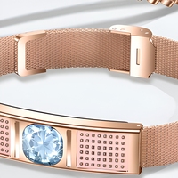 Bracelet intelligent L18, bracelet de suivi de la santé, compteur de pas, moniteur de fréquence cardiaque pour femmes