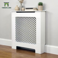 Meuble de radiateur et cache-radiateur en MDF blanc peint au design moderne |   Meubles de salon de petite taille, qualité supérieure, best-seller au Royaume-Uni, MOQ 20