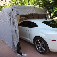 NHCX Abri de voiture pliable télécommandé entièrement automatique Tente de garage à baldaquin Abri d'auto portable Garage de voiture pliant