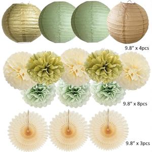 Buena compra Decoraciones para fiestas Bosque Verde Tema <span class=keywords><strong>Papel</strong></span> Flores Compromiso Cumpleaños Graduación Boda Flor <span class=keywords><strong>de</strong></span> <span class=keywords><strong>papel</strong></span> tisú - Product Image 5
