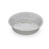 WB 6 tailles (4, 5, 6, 7, 8, 9 pouces) – Assiettes rondes jetables en aluminium pour pizza à emporter – Plats en aluminium de qualité alimentaire personnalisés, sans lavage