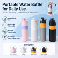 Botol Air Olahraga Baru 316 Stainless Steel Vacuum Thermos Portabel untuk Bersepeda di Luar Ruangan Desain Minimalis Modern 6-12 jam