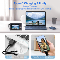 Appareil photo numérique Zoom 16X Écran 2.8 "Piles rechargeables 32GB Étanche Antichoc Vidéo 4K Carte SD Stabilisée Vintage
