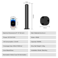 Diffuseur d'huiles essentielles commercial avec logo personnalisé, grande capacité, pour hall d'hôtel, diffuseur de parfum électrique pour la vente en gros
