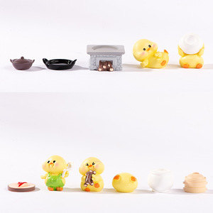 Adorno de Resina de Pato Amarillo, Miniatura Decorativa para Cocina, Hogar y Escritorio, Figura Artística con Forma de Animal - Product Image 5