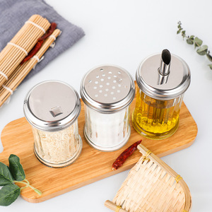 Household Glass Sugar Salt Spice <strong>Shaker</strong> 330ml Seasoning Jar Kitchen Oil <strong>Vinegar</strong> Bottle BBQ Condiment Storage Container Wholesale - Product Image 6