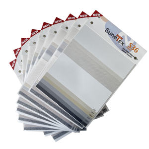 Automatique maison fenêtre motorisé <span class=keywords><strong>rouleau</strong></span> Semi occultant rideaux aveugle manuel zèbre tissu zèbre stores ombre pour <span class=keywords><strong>rouleau</strong></span> - Product Image 2