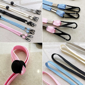 2025 Usine En Gros Réglable Polyester Chapeau Longe Extender Visage Masquage Vent Corde Cou Sangle avec Impression Offset - Product Image 3
