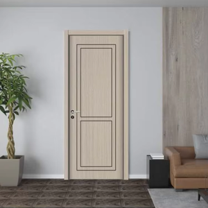 Soluciones Modernas Integrales: Puerta <span class=keywords><strong>de</strong></span> <span class=keywords><strong>Madera</strong></span> MDF para Apartamentos, Puerta Interior Lisa con Acabado <span class=keywords><strong>de</strong></span> Chapa <span class=keywords><strong>de</strong></span> <span class=keywords><strong>Madera</strong></span>, Puerta Impermeable para Apartamentos y Hoteles - Product Image 3