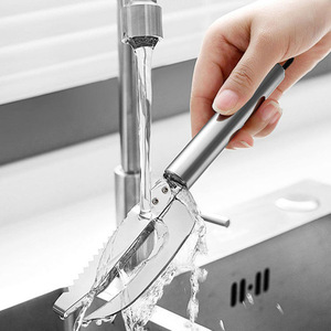2-in-1 Multi-Purpose Stainless Steel <b>Fish</b> Scaler, Creative Gut-Opening <b>Knife</b>, Kitchen Gadget for Cleaning <b>Fish</b> Belly - Product Image 4