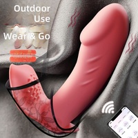 Tragbarer Silikon-Vibrator mit Fernbedienung und 10 Vibrationsstufen, Wasserdichtes Design für Private Haut- und Körperpflege