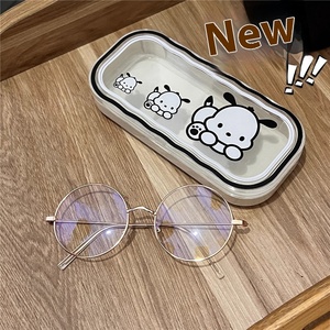 Custodia per occhiali a onda trasparente stile personalizzato simpatico cartone animato portatile Anti-Stress scatola per occhiali da sole custodia all'ingrosso - Product Image 3