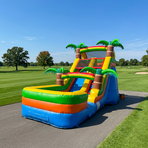 Tobogán Acuático Inflable Comercial <span class=keywords><strong>de</strong></span> PVC para Niños <span class=keywords><strong>con</strong></span> Dos Carriles para Adultos, <span class=keywords><strong>con</strong></span> <span class=keywords><strong>Piscina</strong></span>, Apto para <span class=keywords><strong>Alquiler</strong></span> en Fiestas <span class=keywords><strong>de</strong></span> Jardín - Product Image 2