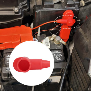 Manchons de protection pour bornes de batterie de voiture Cnspeed, en PVC rouge et noir, isolants et ignifuges, pour usage automobile - Product Image 4