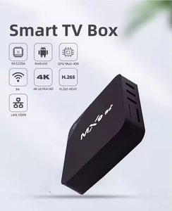 Boîtier TV intelligent Android 4K, <span class=keywords><strong>YouTube</strong></span>, IPTV, décodeur, commande vocale Bluetooth, récepteur Wi-Fi double bande 2.4G/5G, vente flash - Product Image 1