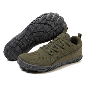 Zapatos de senderismo de malla para hombre, con puntera ancha, antideslizantes, transpirables, para caminar y hacer trekking. - Product Image 2