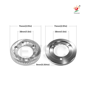 Disques de broyage plats pour moulin à café Evsc, lames en acier inoxydable 420 de 74mm, pour pièces de moulin à café - Product Image 1