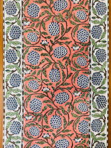 Camino de mesa de tela de algodón puro 100% con estampado Floral de bloque de mano indio de lujo para bodas y eventos en casa - Product Image 2