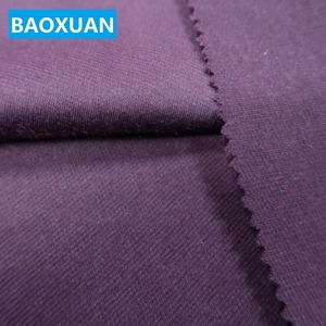 Shaoxing factory bonne qualité 95% polyester 5% spandex <span class=keywords><strong>lycra</strong></span> tricot stretch roma tissu pour pantalons/pantalons/vêtements - Product Image 2