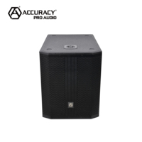Subwoofer Activo de 15 Pulgadas con Amplificador Clase D AC35TD3-Bass de Accuracy Pro Audio, con Procesador de Señal Digital DSP
