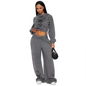Custom Logo Breathable Anti-Wrinkle 100% Cotton Loose Fit Straight Leg Sweatpants with Drawstring Closure Side Strips for Men - Product Image 1