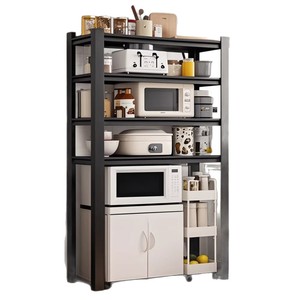 Étagère de rangement de cuisine multifonctionnelle sous étagère en acier laminé à froid, design minimaliste pour organisateurs de cuisine - Product Image 4