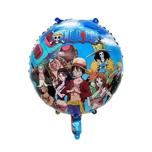 Dessin animé Luffy en forme de <span class=keywords><strong>film</strong></span> d'aluminium jouet ballon une pièce Anime enfants anniversaire thème fête décoration articles - Product Image 2