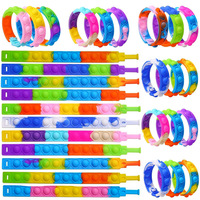 Bracelet anti-stress en silicone Rodent Pioneer Bubble Pop It, jouet de décompression, accessoire promotionnel pour fêtes