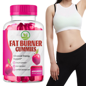 2025 Trending Fat Burning Gummies Suplementos dietéticos ricos en cetona de frambuesa Extracto de té verde Vinagre de sidra de manzana para obesos - Product Image 1