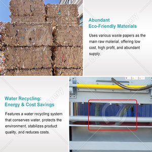 Machine de formage de cartons en pâte moulée pour œufs OCEAN, ligne de production de barquettes à œufs en papier, prix pour les petites entreprises - Product Image 5